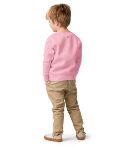 Sudadera infantil de cuello redondo en tejido suave con puños acanalados (16)
