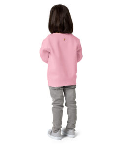 Sudadera infantil de cuello redondo en tejido suave con puños acanalados (21)