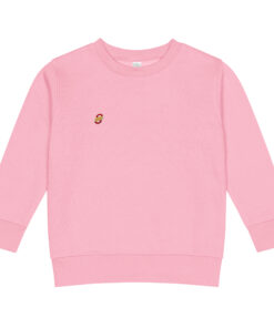 Sudadera infantil de cuello redondo en tejido suave con puños acanalados (4)