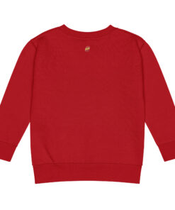 Sudadera infantil de cuello redondo en tejido suave con puños acanalados (9)