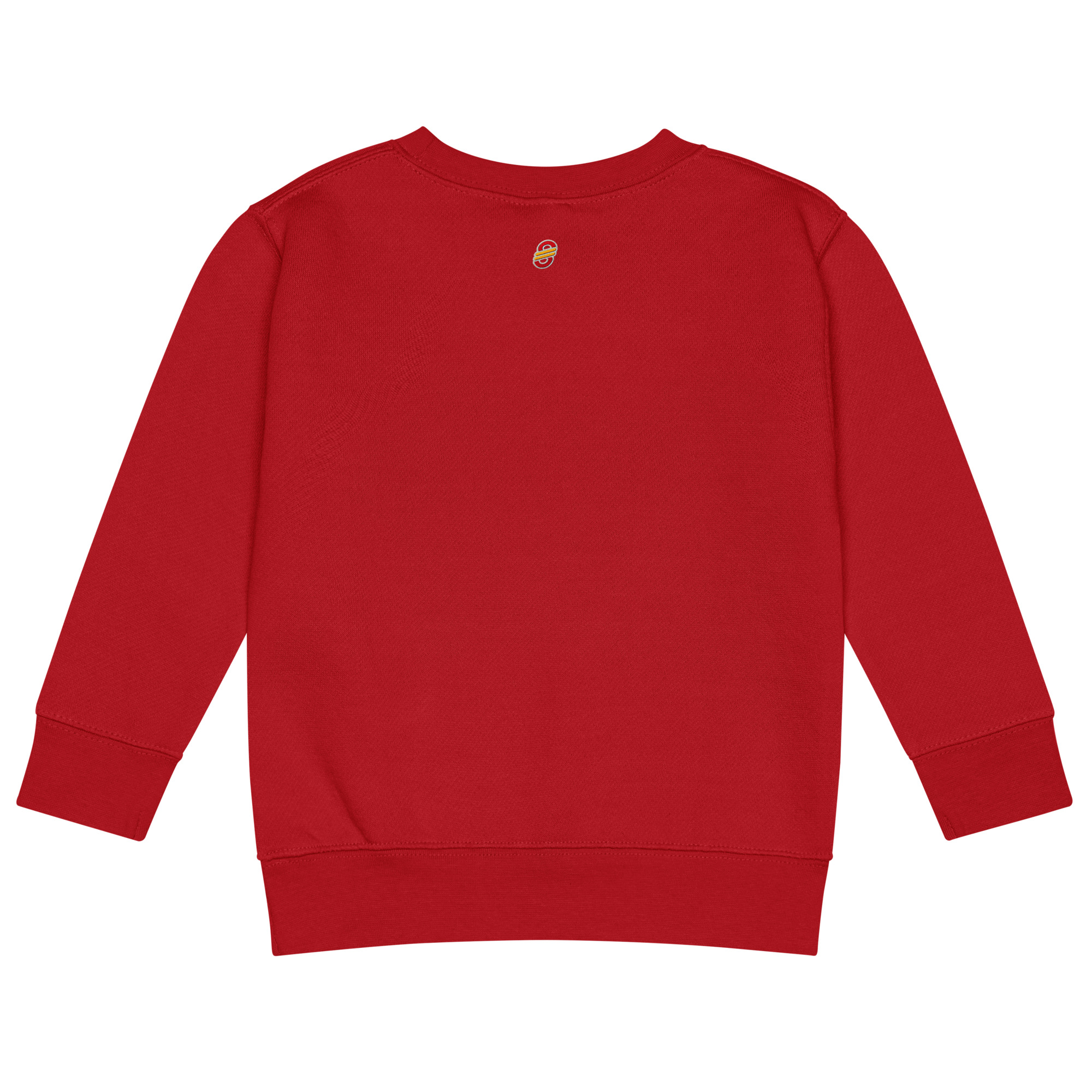 Sudadera infantil de cuello redondo en tejido suave con puños acanalados (9)