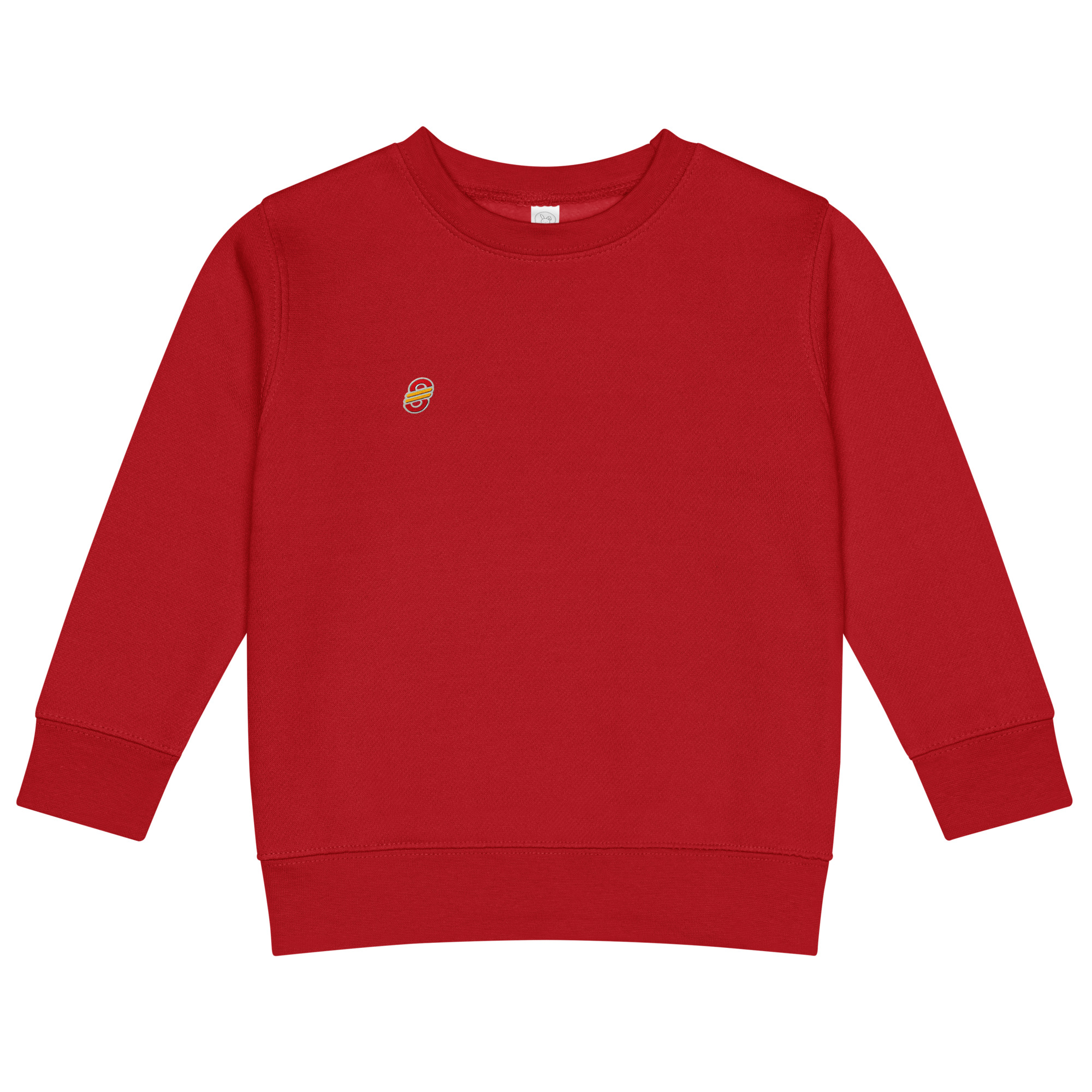 Sudadera infantil de cuello redondo en tejido suave con puños acanalados (3)