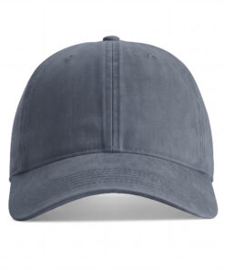 Gorra de algodón de estilo vintage con visera curva y cierre metálico ajustable.