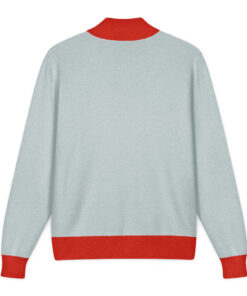 Unisex Knitted Quarter Zip Sweater - Imagen 14