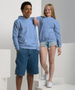 Sudadera gruesa con capucha y bolsillo canguro para niño (20)